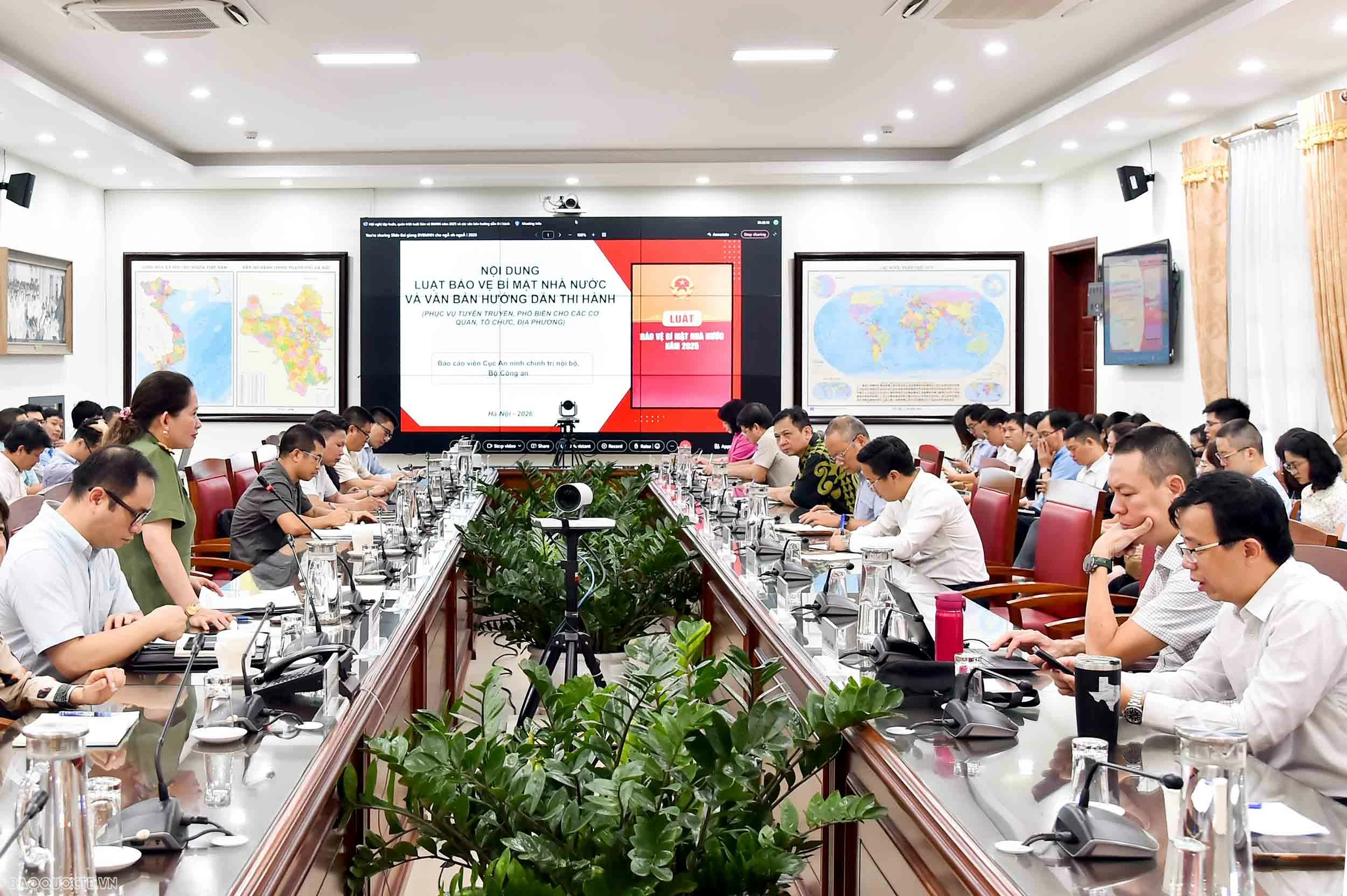 Hội nghị tập huấn, quán triệt Luật Bảo vệ bí mật nhà nước