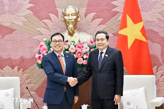 Chủ tịch Quốc hội Trần Thanh Mẫn tiếp Đại sứ Hàn Quốc tại Việt Nam Choi Young Sam