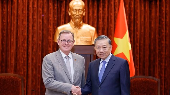 Tổng Bí thư, Chủ tịch nước Tô Lâm tiếp Phó Chủ tịch Quốc hội Cộng hòa Liên bang Đức Bodo Ramelow