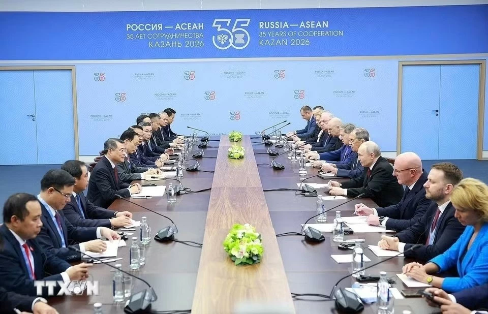 Thủ tướng Chính phủ Lê Minh Hưng hội kiến Tổng thống Nga Vladimir Putin Thủ tướng Chính phủ Lê Minh Hưng hội kiến Tổng thống Nga Vladimir Putin