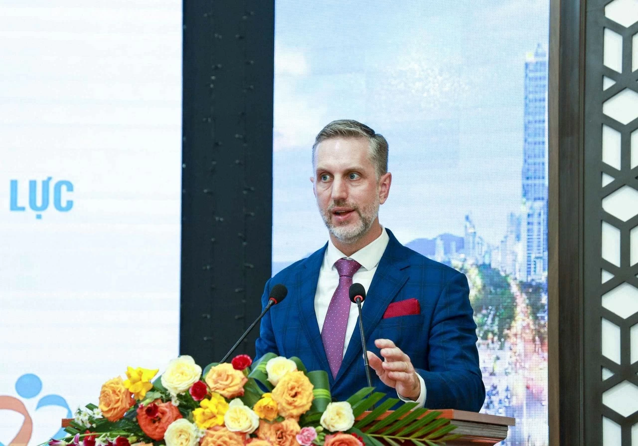 Ông Matt Jackson, Trưởng đại diện UNFPA tại Việt Nam phát biểu tại sự kiện. Ông Matt Jackson, Trưởng đại diện UNFPA tại Việt Nam phát biểu tại sự kiện.