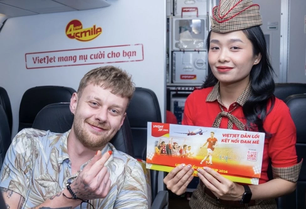 Bay cùng Vietjet, hoà mình vào mùa lễ hội bóng đá sôi động nhất hành tinh Bay cùng Vietjet, hoà mình vào mùa lễ hội bóng đá sôi động nhất hành tinh
