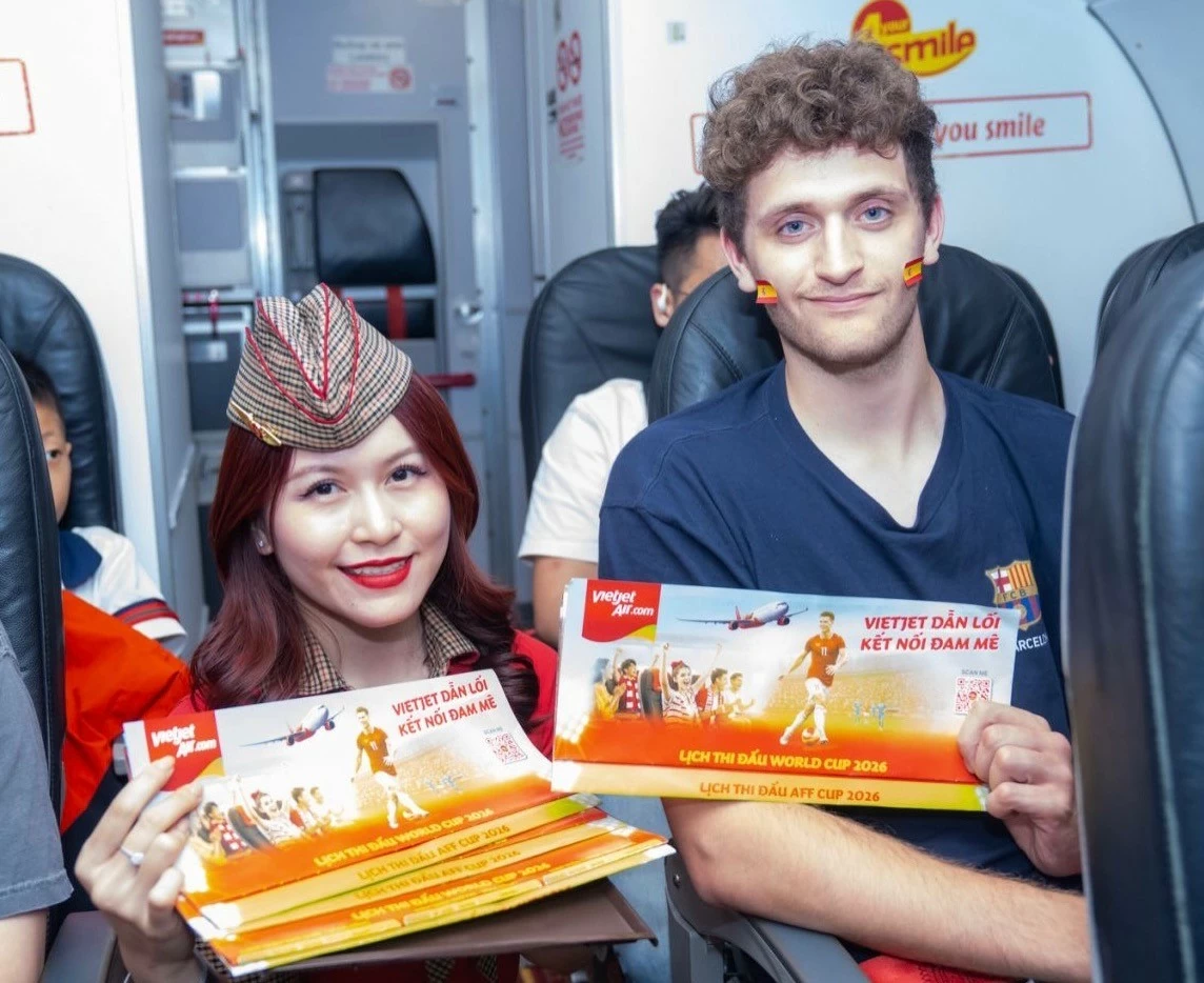 Bay cùng Vietjet, hoà mình vào mùa lễ hội bóng đá sôi động nhất hành tinh
