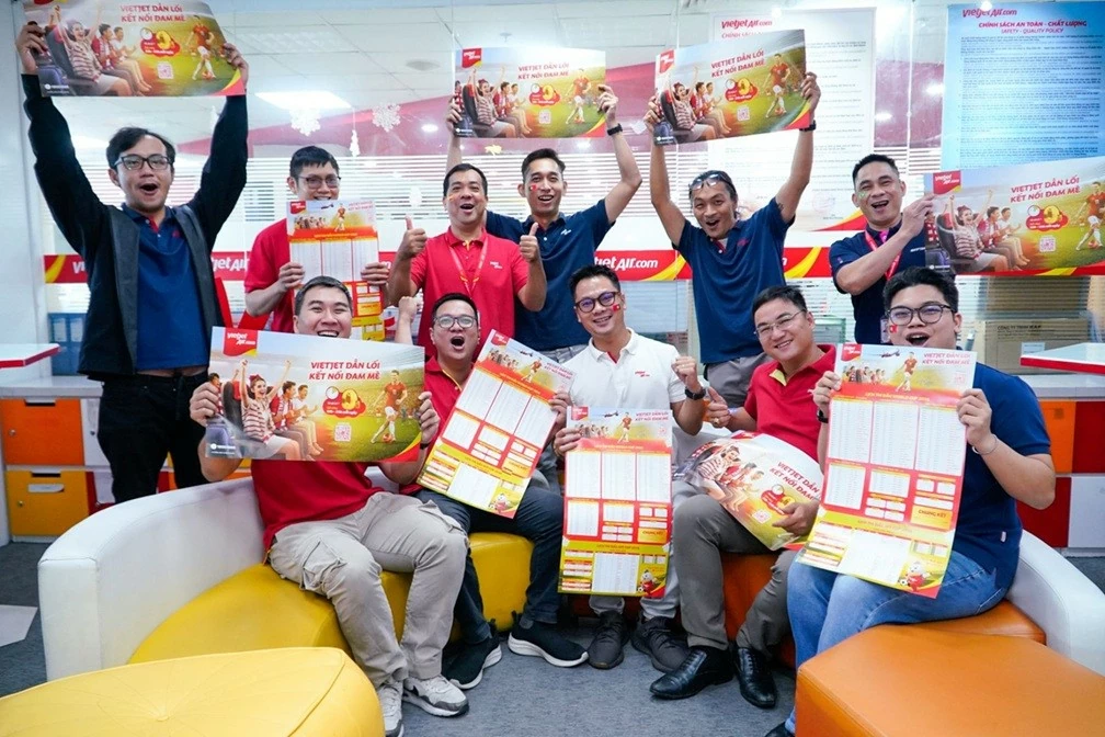 Bay cùng Vietjet, hoà mình vào mùa lễ hội bóng đá sôi động nhất hành tinh