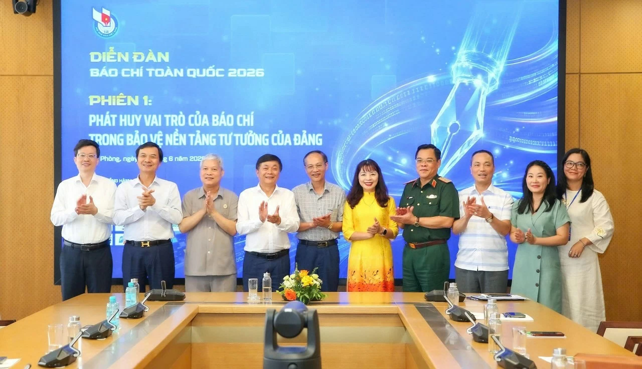 Diễn đàn Báo chí toàn quốc 2026: Báo chí giữ vai trò tiên phong trên mặt trận tư tưởng Diễn đàn Báo chí toàn quốc 2026: Báo chí giữ vai trò tiên phong trên mặt trận tư tưởng