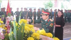 Lào Cai tổ chức trọng thể lễ truy điệu, an táng 9 hài cốt liệt sỹ tại Bát Xát