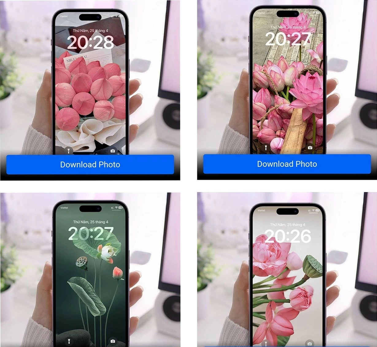 Hệ thống sẽ hiển thị toàn bộ ảnh có trong bài đăng. 