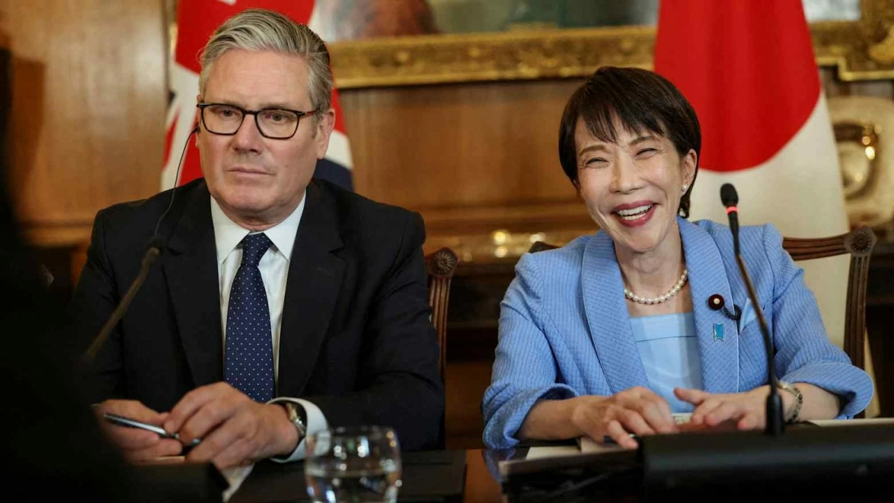 Thủ tướng Nhật Bản Takaichi Sanae và Thủ tướng Anh Keir Starmer trong cuộc hội đàm ngày 14/6. (Nguồn: BCCJ) Thủ tướng Nhật Bản Takaichi Sanae và Thủ tướng Anh Keir Starmer trong cuộc hội đàm ngày 14/6. (Nguồn: BCCJ)