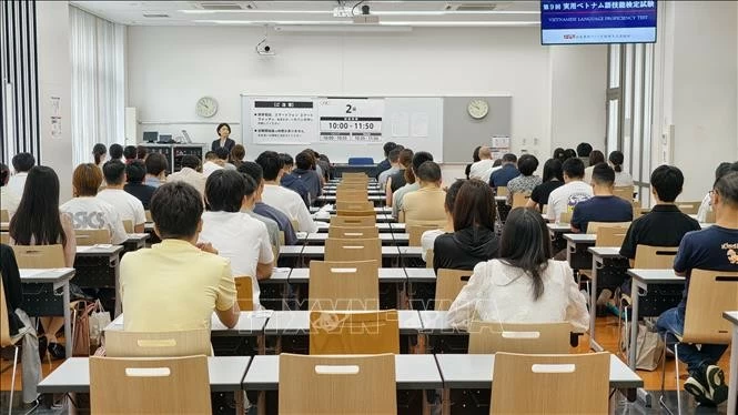 Kỳ thi năng lực tiếng Việt tại Nhật Bản ngày càng có sức hút