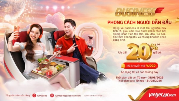 Hè rực rỡ, bóng lăn sôi động: Vietjet tăng 30% chuyến, cung cấp 8,8 triệu vé từ 0 đồng