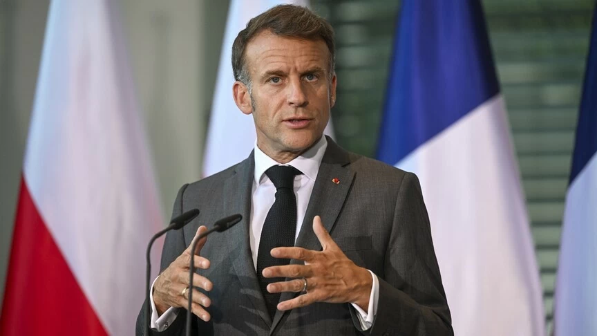 Tổng thống Pháp Emmanuel Macron phát biểu trước thềm hội nghị thượng đỉnh NATO, nhấn mạnh Mỹ và châu Âu đang thu hẹp khác biệt trong các vấn đề an ninh then chốt, từ Ukraine đến Trung Đông. (Nguồn: Anadolu)