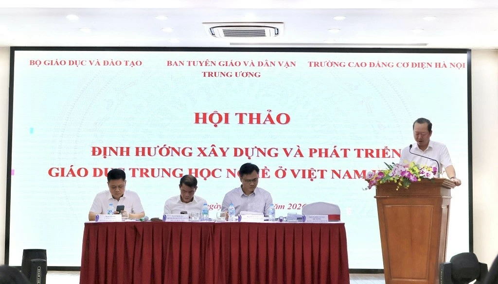 Khơi thông nguồn lực nhân lực từ giáo dục trung học nghề