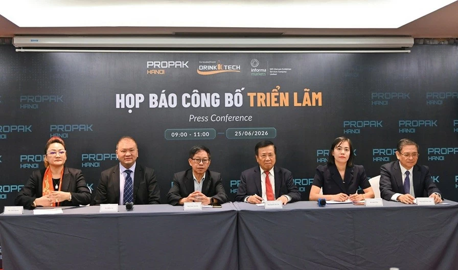 ProPak Hanoi 2026: Cơ hội giao thương cho các doanh nghiệp ngành công nghệ xử lý, chế biến và đóng gói