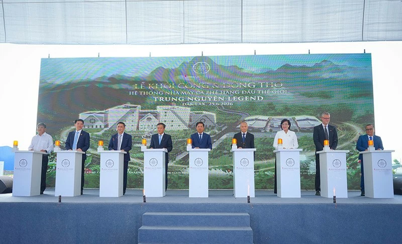 Trung Nguyên Legend khởi công hệ thống nhà máy cà phê hàng đầu thế giới
