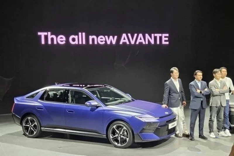 Hyundai Elantra thế hệ mới tại Triển lãm Di động Busan 2026.