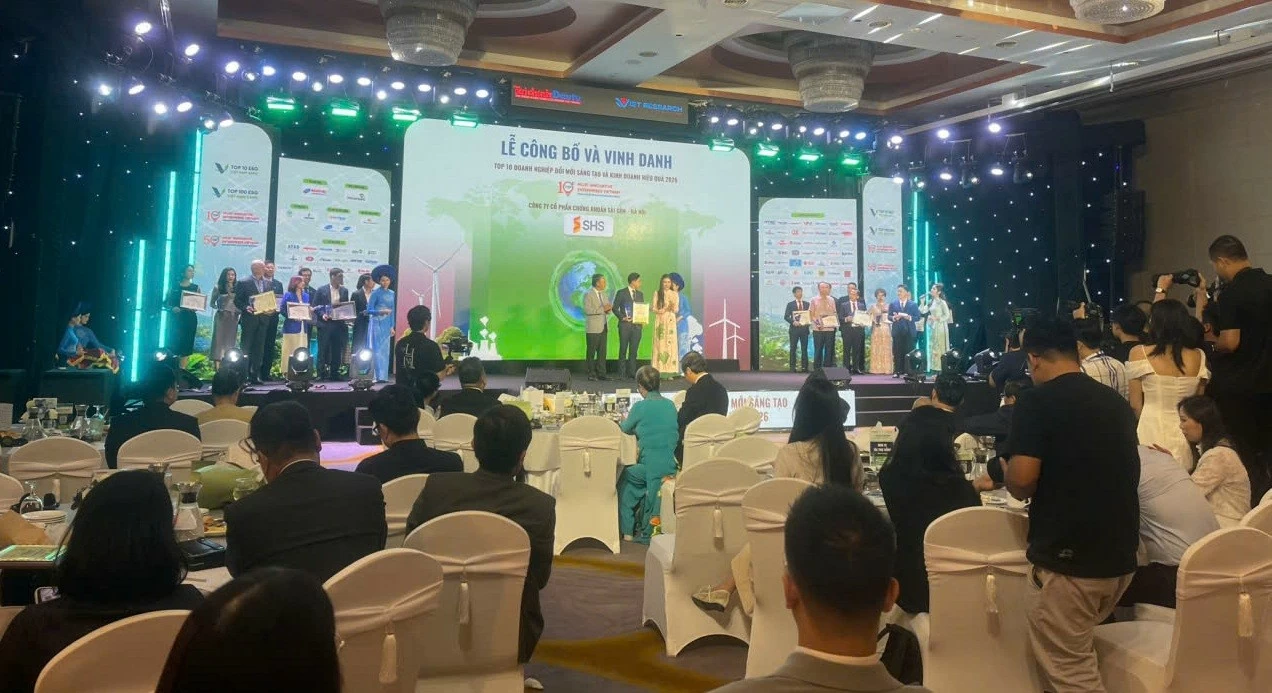 Vinh danh Top doanh nghiệp ESG Việt Nam xanh 2026 và Top doanh nghiệp Đổi mới sáng tạo và Kinh doanh hiệu quả 2026