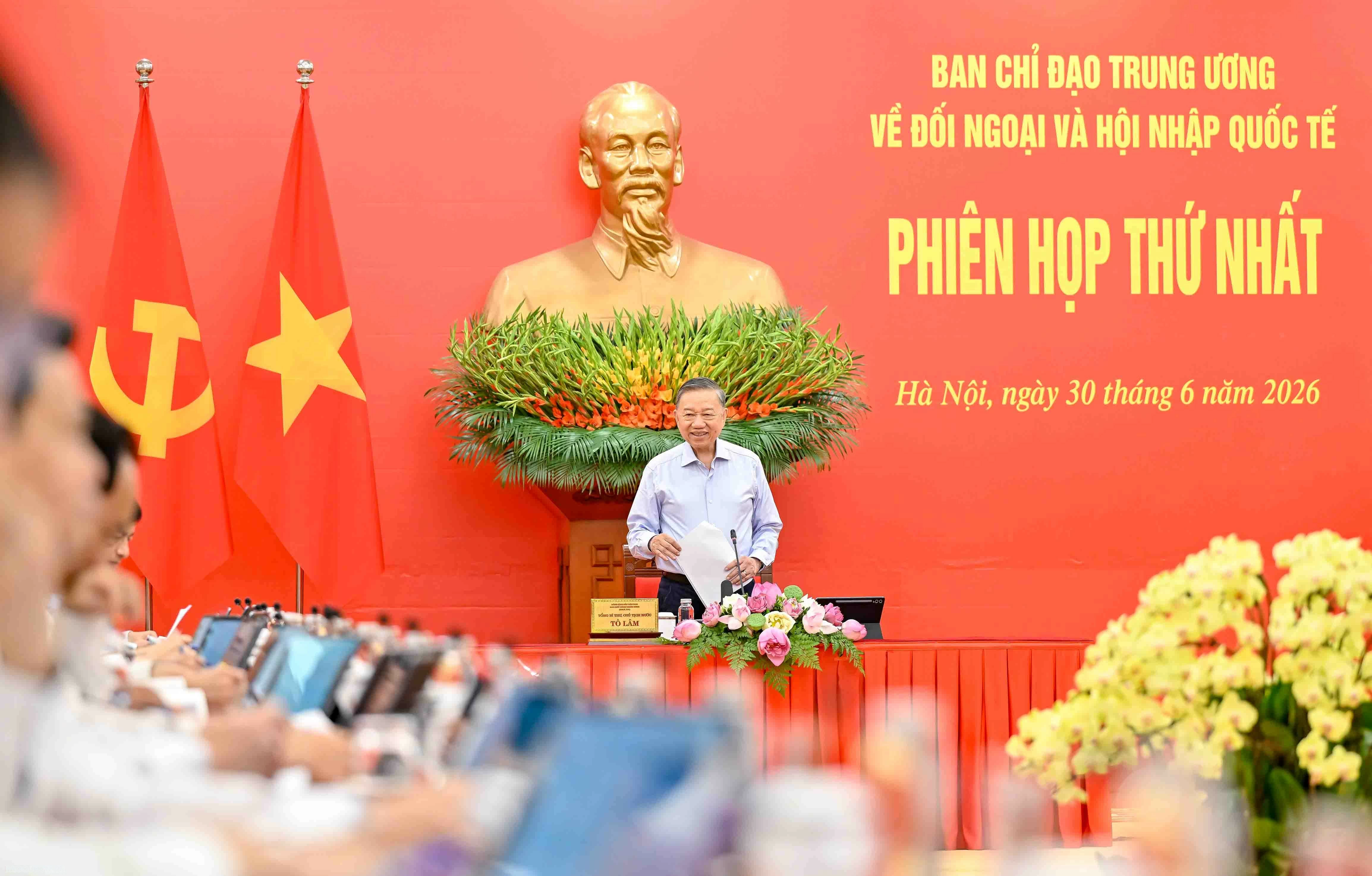 Phiên họp thứ nhất ban chỉ đạo về đối ngoại hội nhập