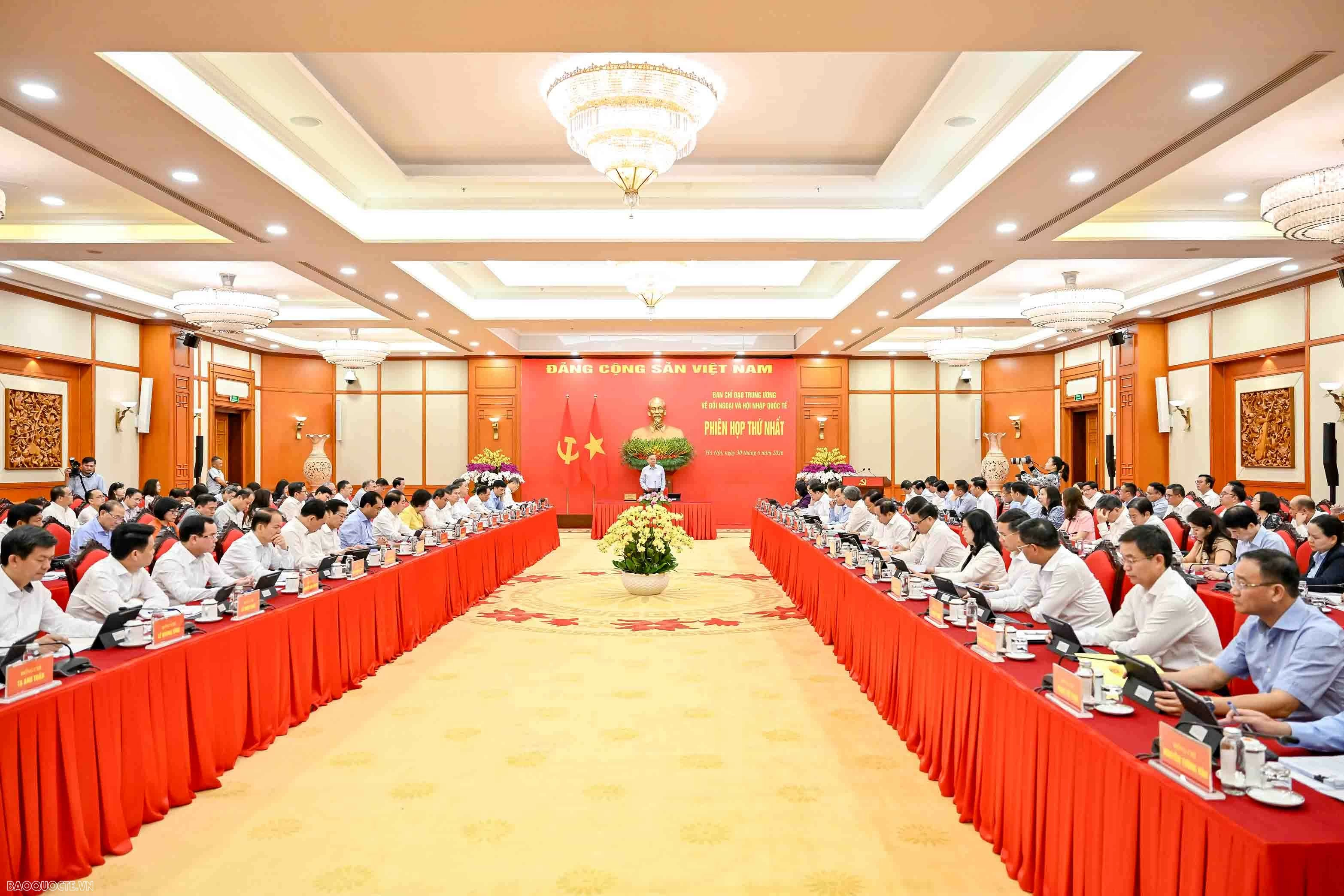 Phiên họp thứ nhất ban chỉ đạo về đối ngoại hội nhập