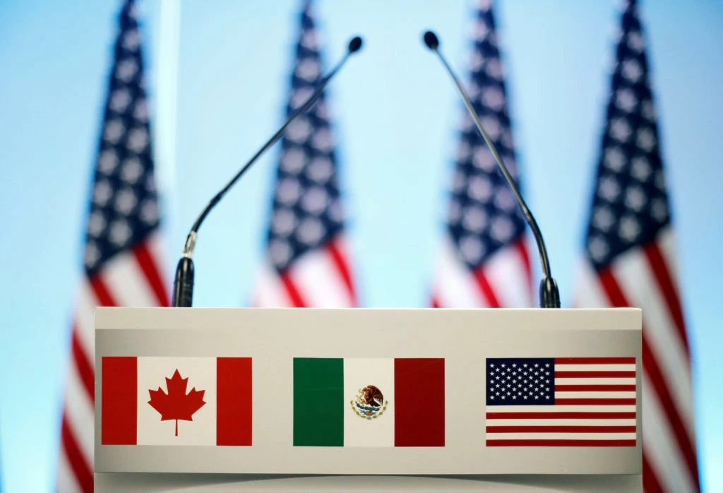 USMCA - Hiệp định thương mại tự do giữa Mỹ, Mexico và Canada đang bước vào giai đoạn rà soát quan trọng, định hình tương lai chuỗi cung ứng Bắc Mỹ. (Nguồn: FTA)