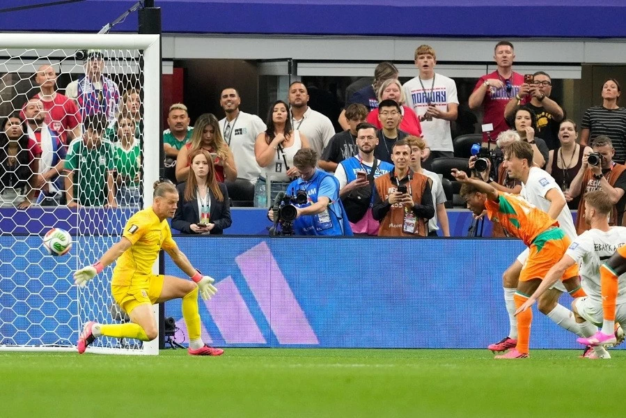 Kết quả bóng đá Vòng 1/32 World Cup 2026: Na Uy 2-1 Bờ Biển Ngà: Haaland tiếp tục bám đuổi Messi, Na Uy tiễn Bờ Biển Ngà rời giải đấu Kết quả bóng đá Vòng 1/32 World Cup 2026: Na Uy 2-1 Bờ Biển Ngà: Haaland tiếp tục bám đuổi Messi, Na Uy tiễn Bờ Biển Ngà rời giải đấu