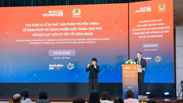Bộ Công an phối hợp UN Women ra mắt sản phẩm truyền thông về bảo vệ phụ nữ, trẻ em gái trên không gian mạng