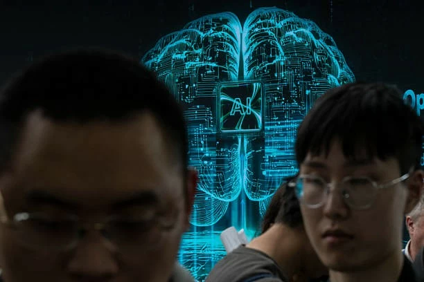 Màn hình tương tác ứng dụng AI tại văn phòng Công ty Công nghệ iRootech ở Quảng Châu, Trung Quốc. (Nuồn: Getty Images) Màn hình tương tác ứng dụng AI tại văn phòng Công ty Công nghệ iRootech ở Quảng Châu, Trung Quốc. (Nuồn: Getty Images)