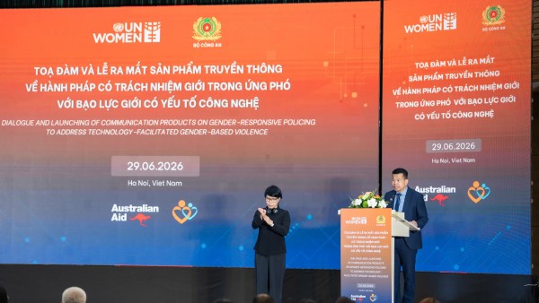 Bộ Công an phối hợp UN Women ra mắt sản phẩm truyền thông về bảo vệ phụ nữ, trẻ em gái trên không gian mạng
