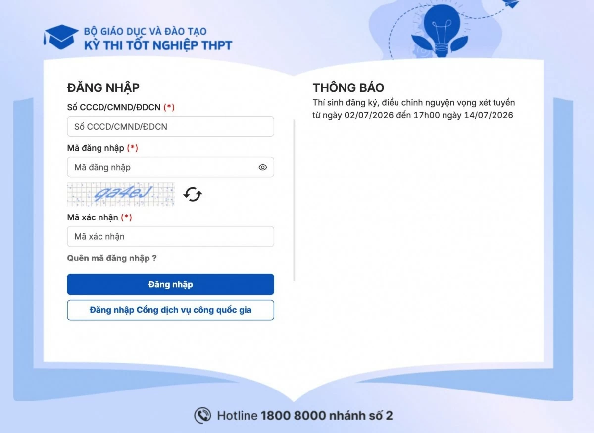 Cách đăng ký nguyện vọng xét tuyển đại học trực tuyến từ ngày 2/7 Cách đăng ký nguyện vọng xét tuyển đại học trực tuyến từ ngày 2/7