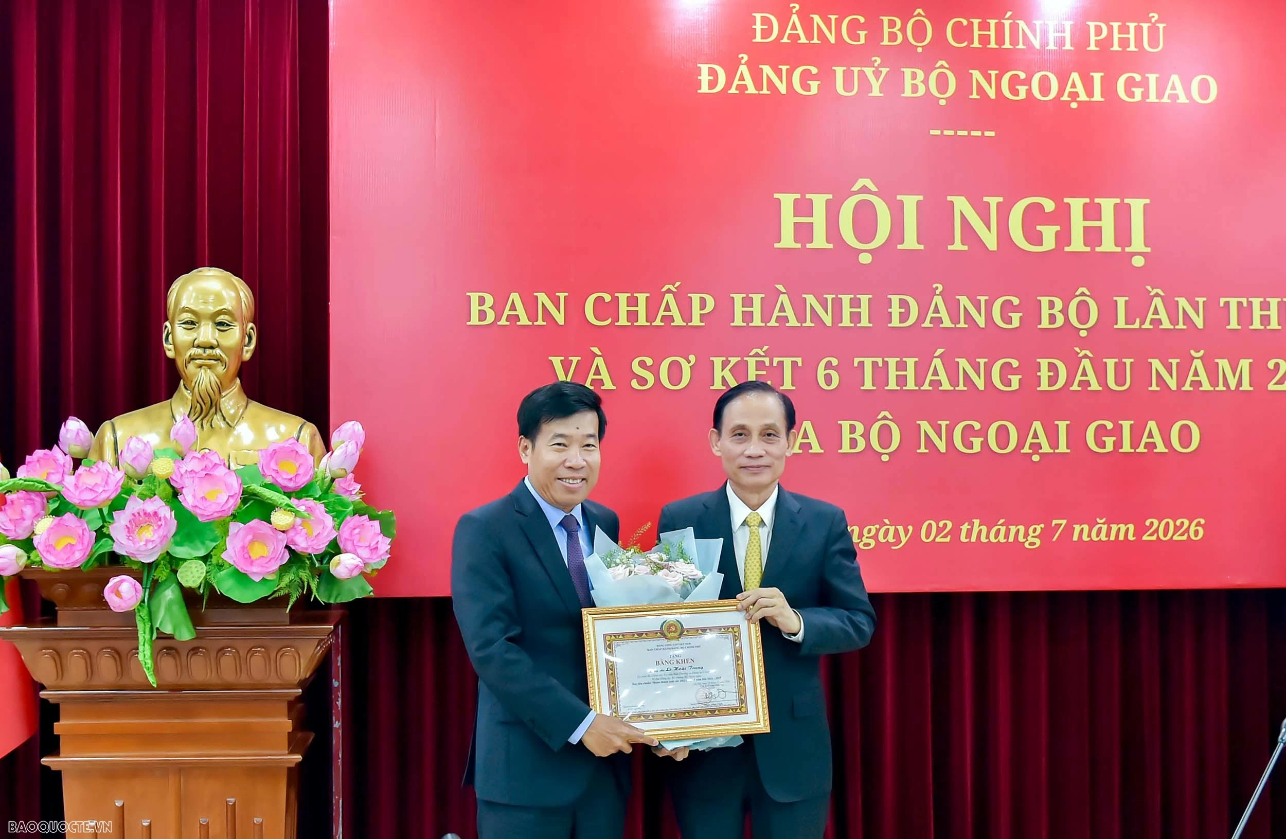 Bộ trưởng Lê Hoài Trung: Nâng tầm tư duy, đổi mới mạnh mẽ để xây dựng nền ngoại giao toàn diện, hiện đại