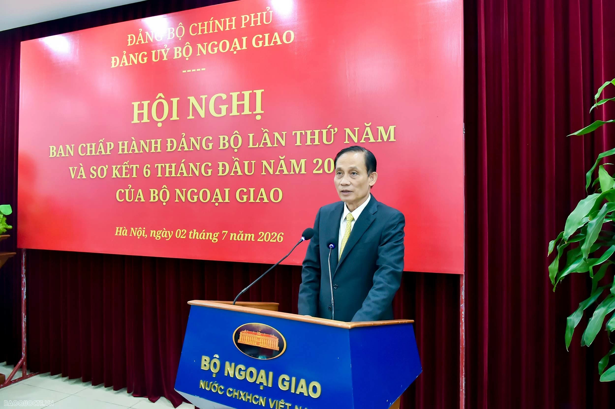 Bộ trưởng Lê Hoài Trung: Nâng tầm tư duy, đổi mới mạnh mẽ để xây dựng nền ngoại giao toàn diện, hiện đại