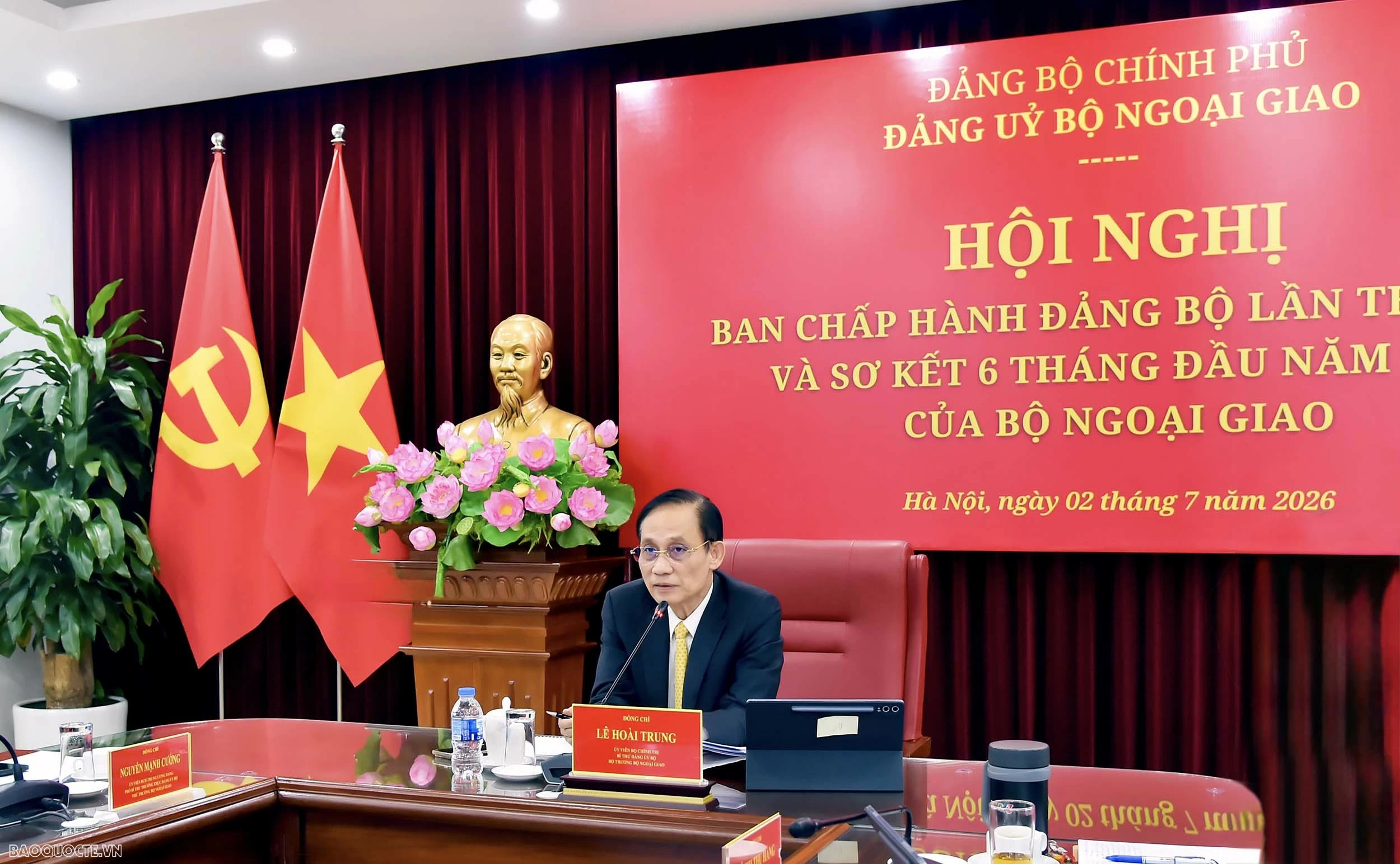 Bộ trưởng Lê Hoài Trung: Nâng tầm tư duy, đổi mới mạnh mẽ để xây dựng nền ngoại giao toàn diện, hiện đại