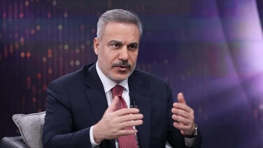Ngoại trưởng Thổ Nhĩ Kỳ Hakan Fidan phát biểu trên đài CNN Turk ngày 2/7. (Nguồn: Anadolu)
