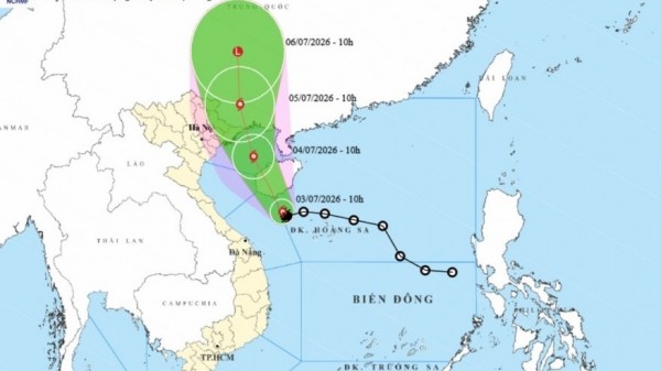 Dự báo thời tiết: Ven biển các tỉnh Quảng Ninh, Hải Phòng và Hưng Yên chịu ảnh hưởng của bão số 1, gió cấp 7-8, giật cấp 9-10, sóng cao 2-3m