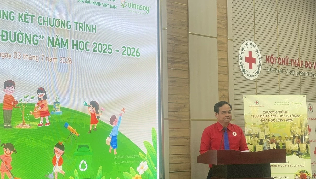 Hơn 15.700 học sinh vùng khó khăn được hỗ trợ từ chương trình ‘Sữa đậu nành học đường’ năm học 2025 - 2026 Hơn 15.700 học sinh vùng khó khăn được hỗ trợ từ chương trình ‘Sữa đậu nành học đường’ năm học 2025 - 2026