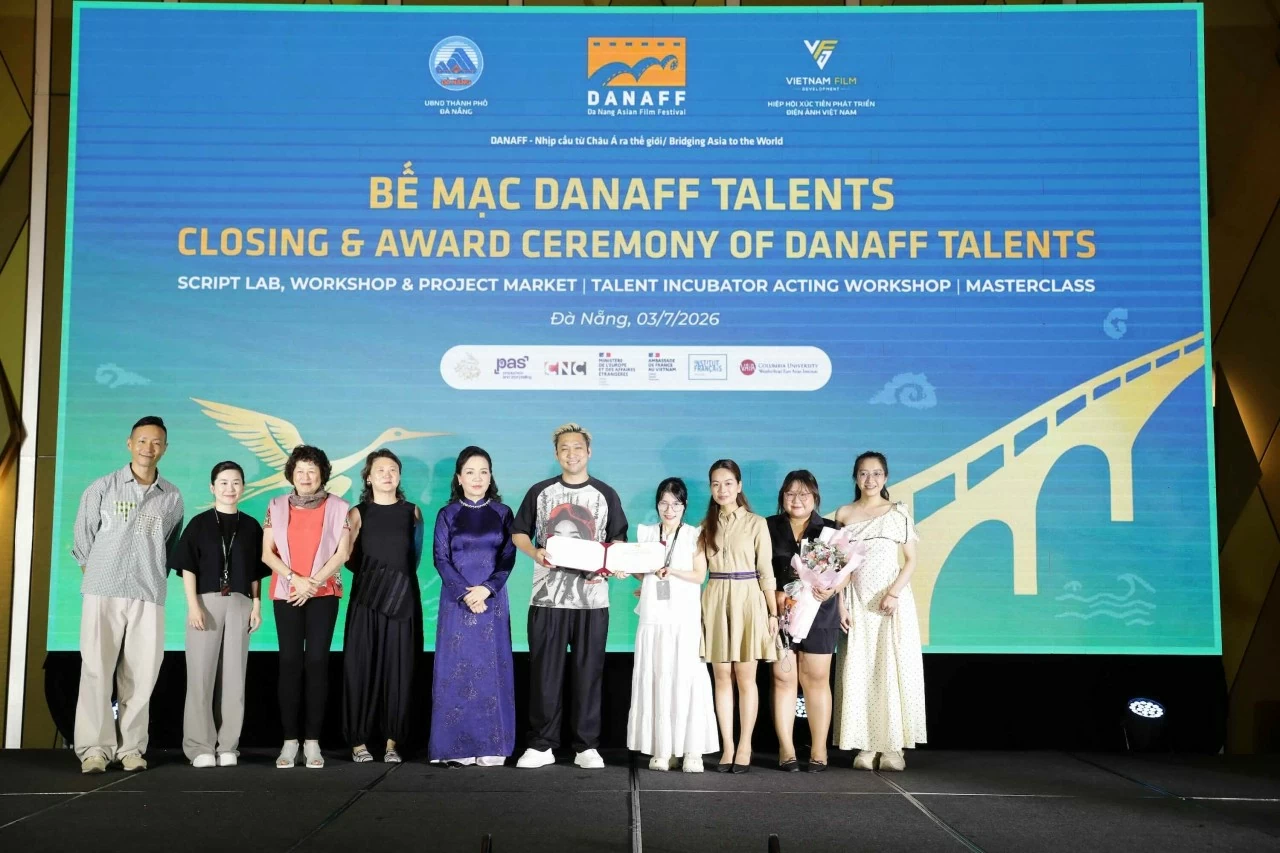 DANAFF Talents 2026 khép lại hành trình ươm mầm tài năng điện ảnh châu Á