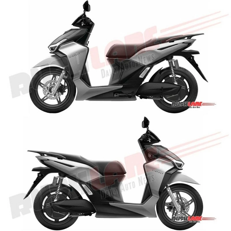 Mẫu xe máy điện mới vẫn mang phong cách scooter đô thị quen thuộc nhưng đã được tinh chỉnh đáng kể ở phần đầu xe. 