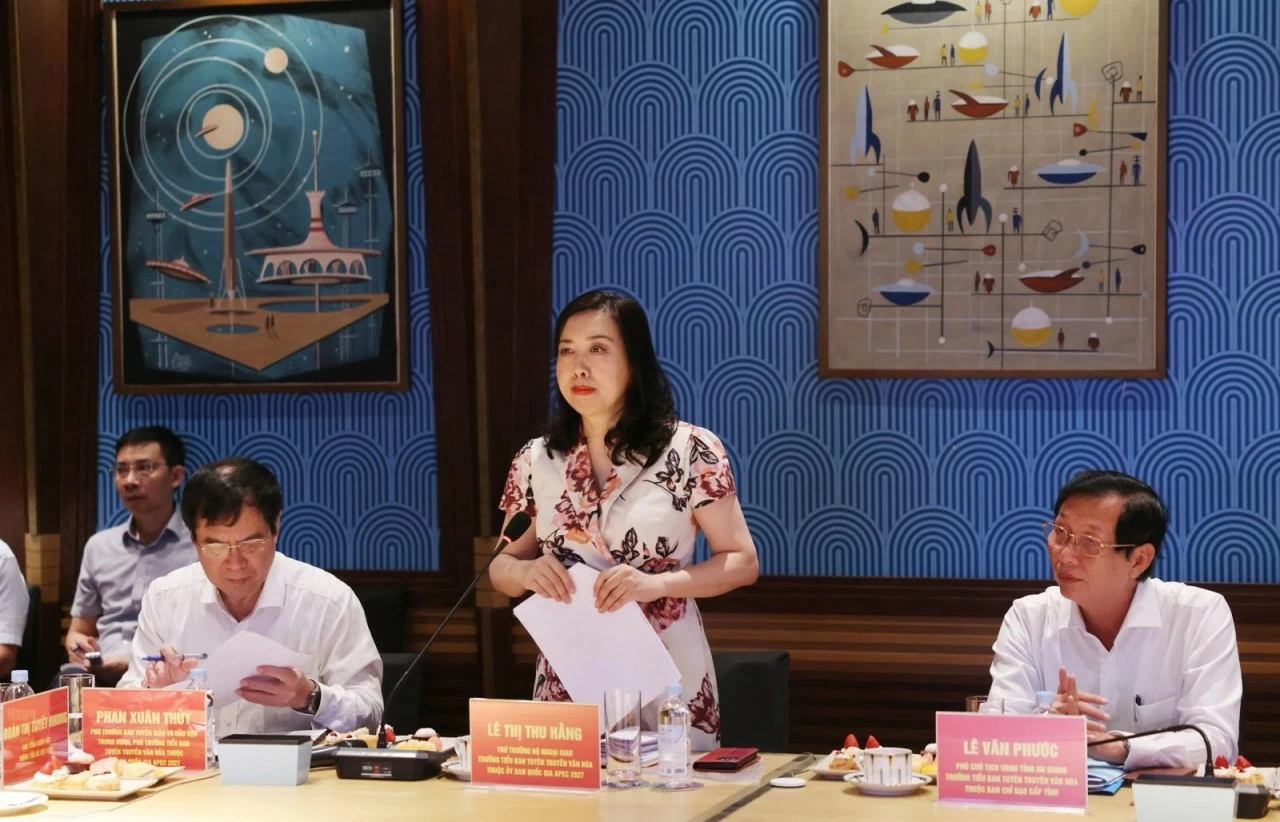 Đoàn công tác Tiểu ban Tuyên truyền và Văn hóa Ủy ban Quốc gia APEC 2027 tại việc tại Phú Quốc
