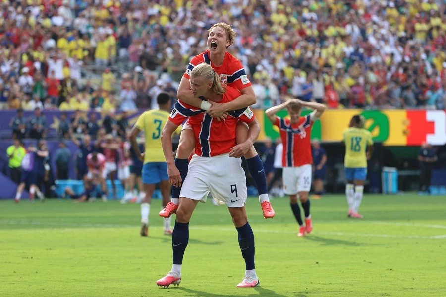 Kết quả bóng đá World Cup 2026: Brazil 1-2 Na Uy: Haaland lập cú đúp nhấn chìm Selecao, Na Uy lần đầu tiên vào tứ kết World Cup Kết quả bóng đá World Cup 2026: Brazil 1-2 Na Uy: Haaland lập cú đúp nhấn chìm Selecao, Na Uy lần đầu tiên vào tứ kết World Cup