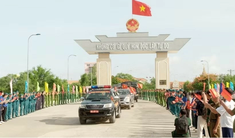 Đội K92, K93 tỉnh An Giang hoàn thành quy tập hài cốt liệt sỹ tại Campuchia
