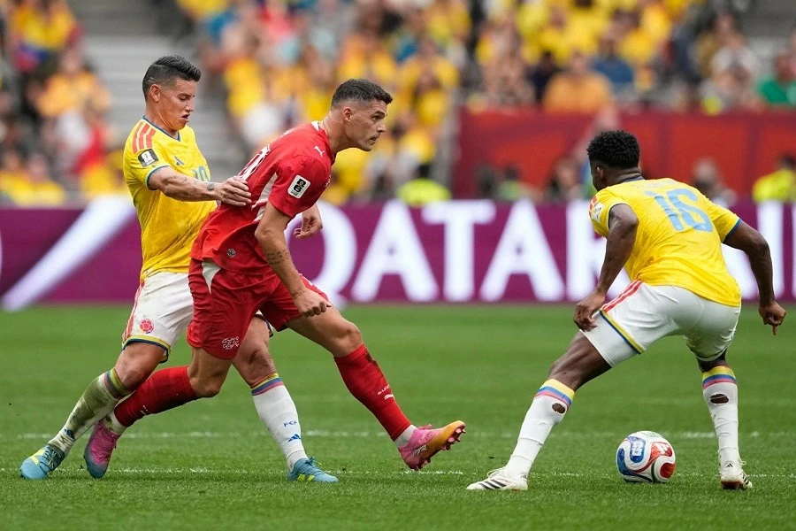 Kết quả bóng đá World Cup 2026: Thụy Sỹ 0-0 Colombia (pen 4-3): Thụy Sỹ phá dớp 72 năm để vào tứ kết sau loạt đấu súng nghẹt thở Kết quả bóng đá World Cup 2026: Thụy Sỹ 0-0 Colombia (pen 4-3): Thụy Sỹ phá dớp 72 năm để vào tứ kết sau loạt đấu súng nghẹt thở