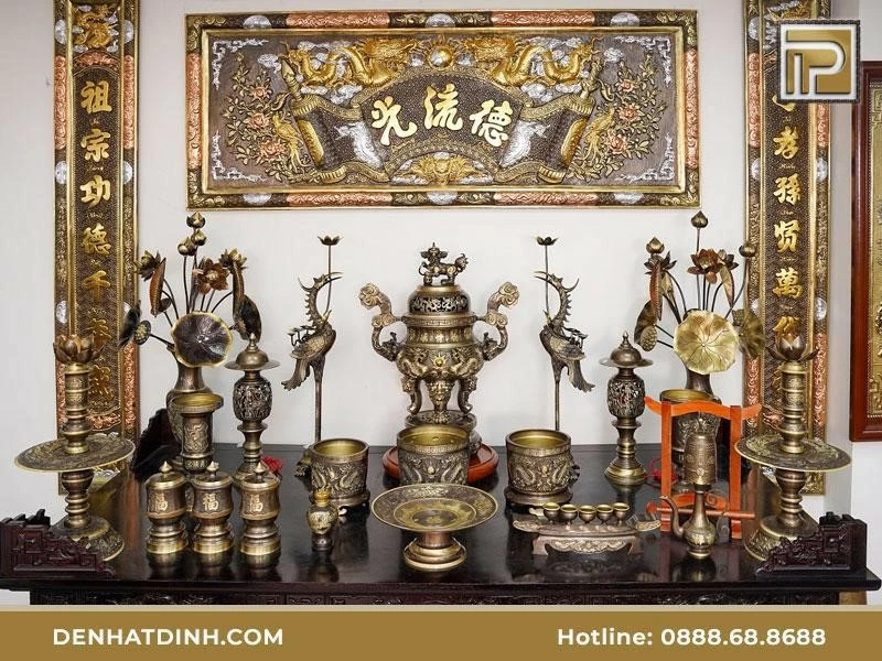 Bộ đỉnh đồng Đệ Nhất Đỉnh mang vẻ đẹp bền vững theo thời gian