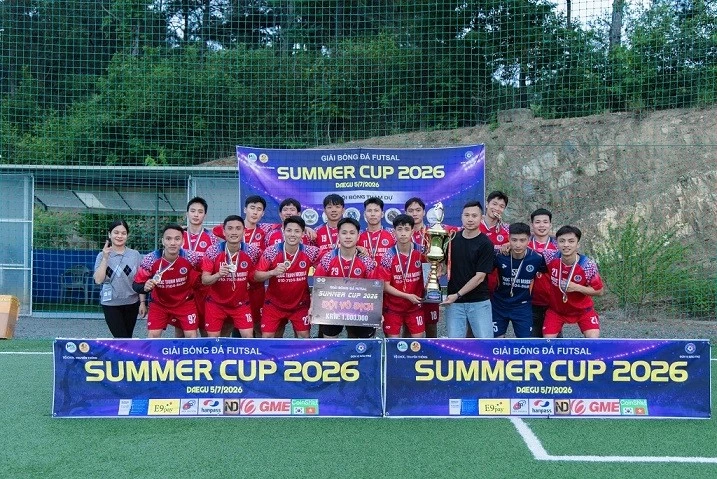 Giải futsal lan tỏa tinh thần đoàn kết của cộng đồng người Việt tại Hàn Quốc