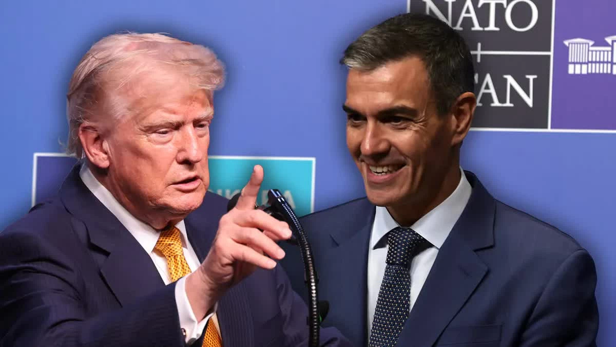 Tổng thống Mỹ Donald Trump đã có cuộc hội đàm với Thủ tướng Tây Ban Nha Pedro Sanchez bên lề Hội nghị Thượng đỉnh NATO tại Ankara ngày 8/7. (Nguồn: WP Wiadomości)