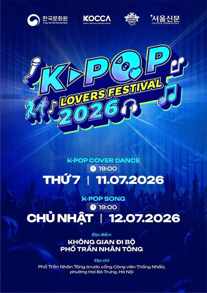K-pop Lovers Festival 2026: Đêm hội bùng nổ của fan K-pop Việt