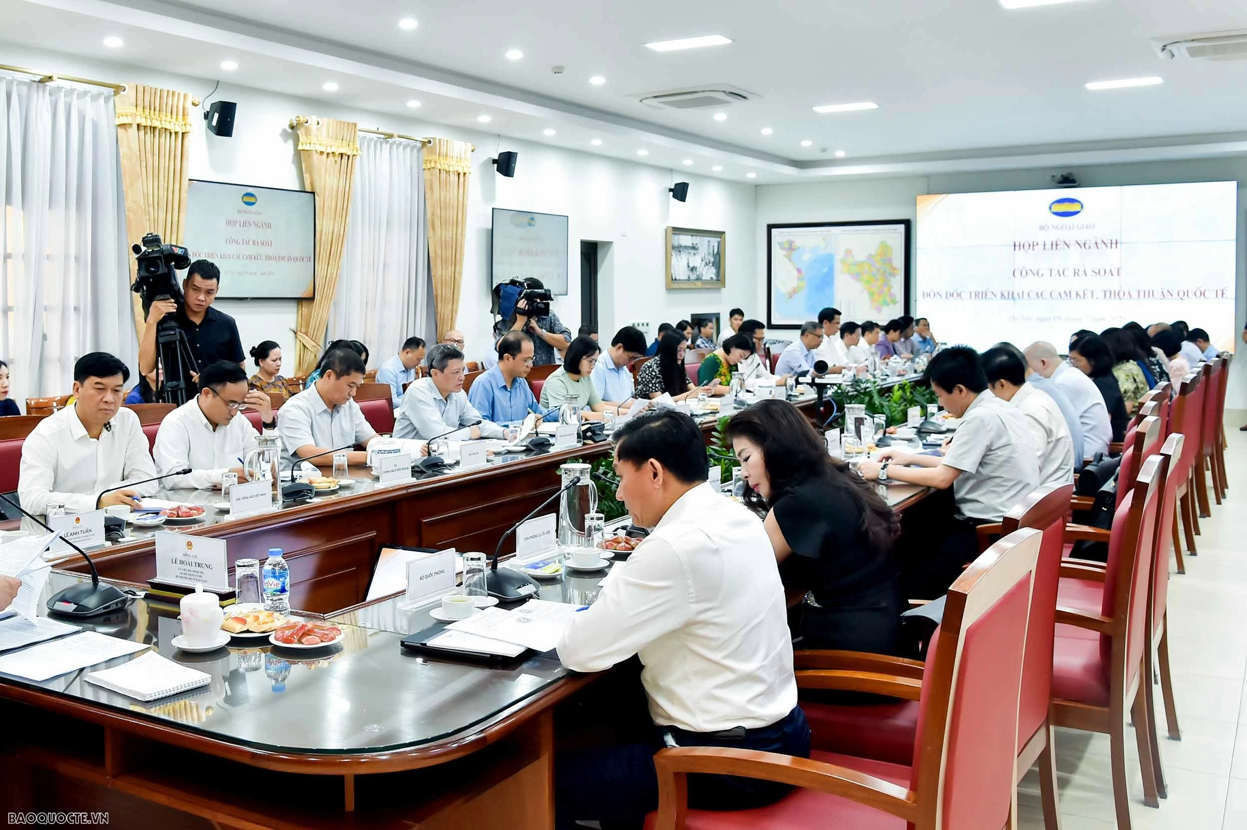 Bộ Ngoại giao tổ chức cuộc họp liên ngành về rà soát, đôn đốc thực hiện các cam kết, thỏa thuận quốc tế