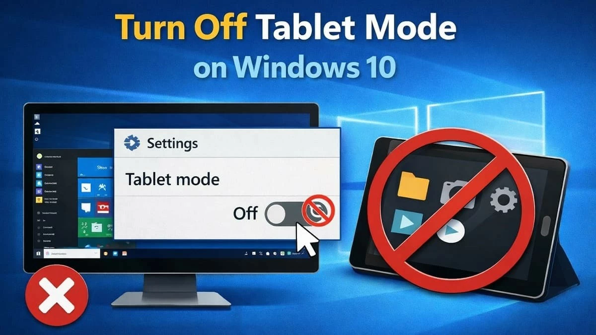 Cách tắt chế độ máy tính bảng trên Windows 10 nhanh chóng.
