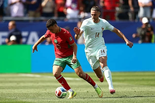 Kết quả bóng đá World Cup Pháp và Morocco (2-0): Cú đúp của Mbappe