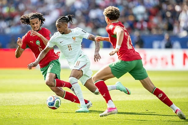 Kết quả bóng đá World Cup Pháp và Morocco (2-0): Cú đúp của Mbappe