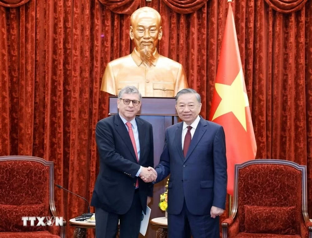 Tổng Bí thư, Chủ tịch nước Tô Lâm tiếp Đại sứ các nước Bỉ, Na Uy, Hà Lan và Brasil chào từ biệt