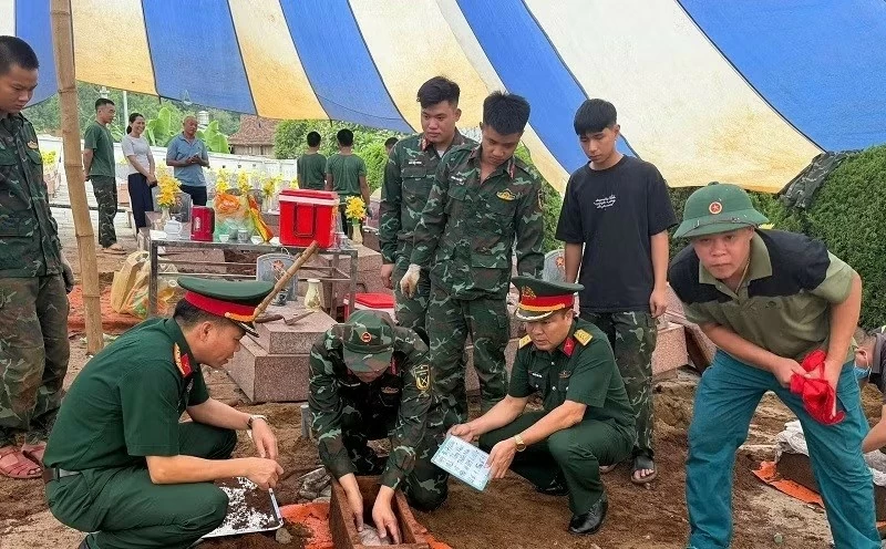 Chiến dịch 500 ngày đêm: Điện Biên hoàn thành lấy mẫu 911 mộ liệt sĩ tại Nghĩa trang Tông Khao